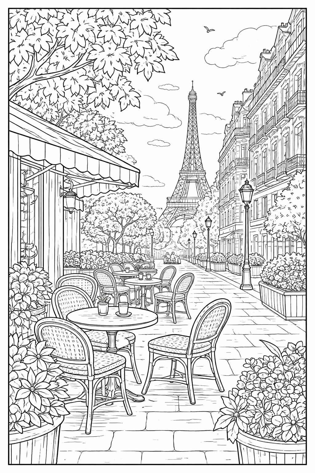 Europa para Colorear – 75 Ilustraciones de Monumentos y Paisajes