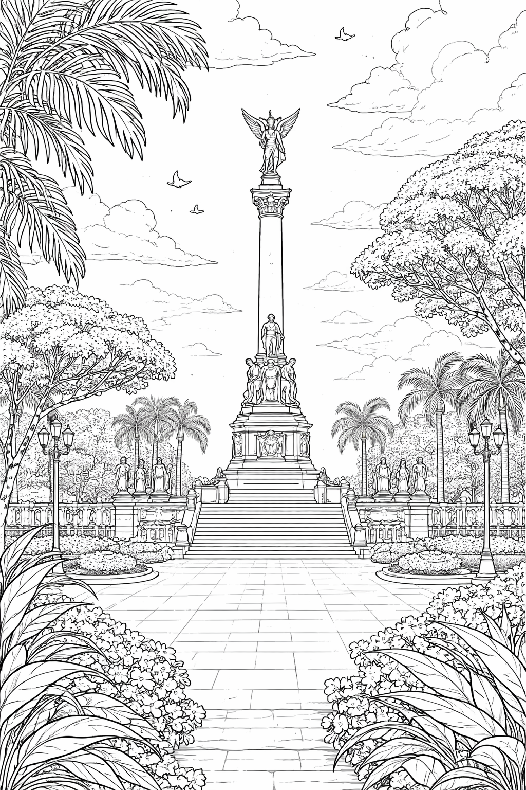Venezuela para Colorear – 75 Ilustraciones de Monumentos y Paisajes