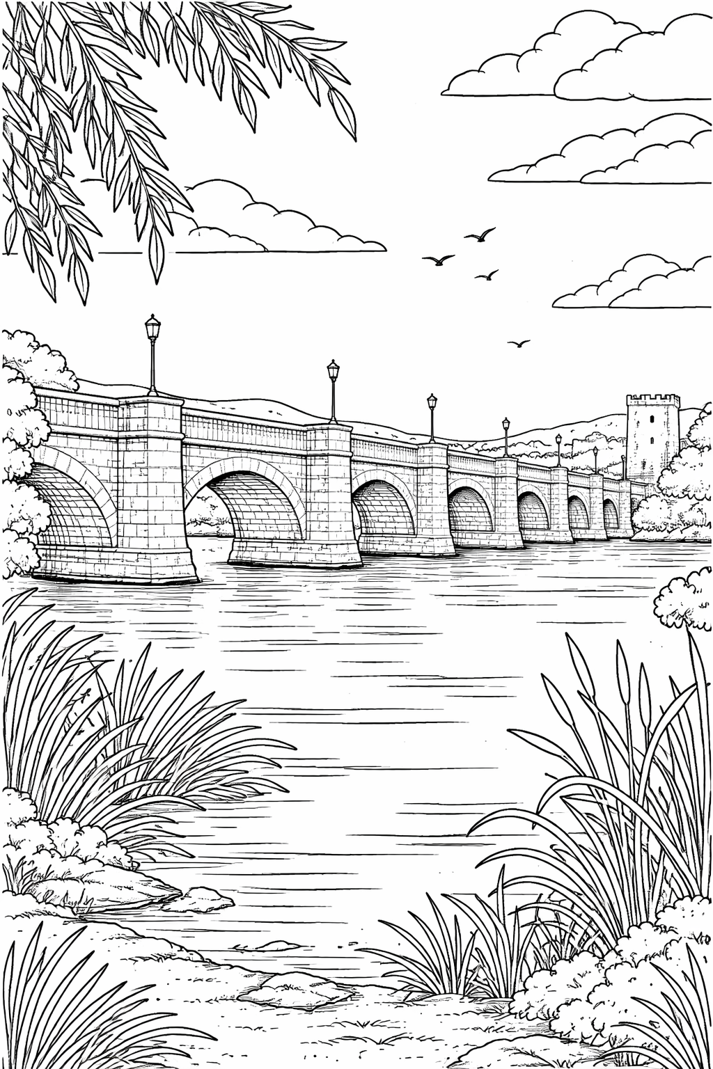 Cantabria para Colorear – 75 Ilustraciones de Monumentos y Paisajes