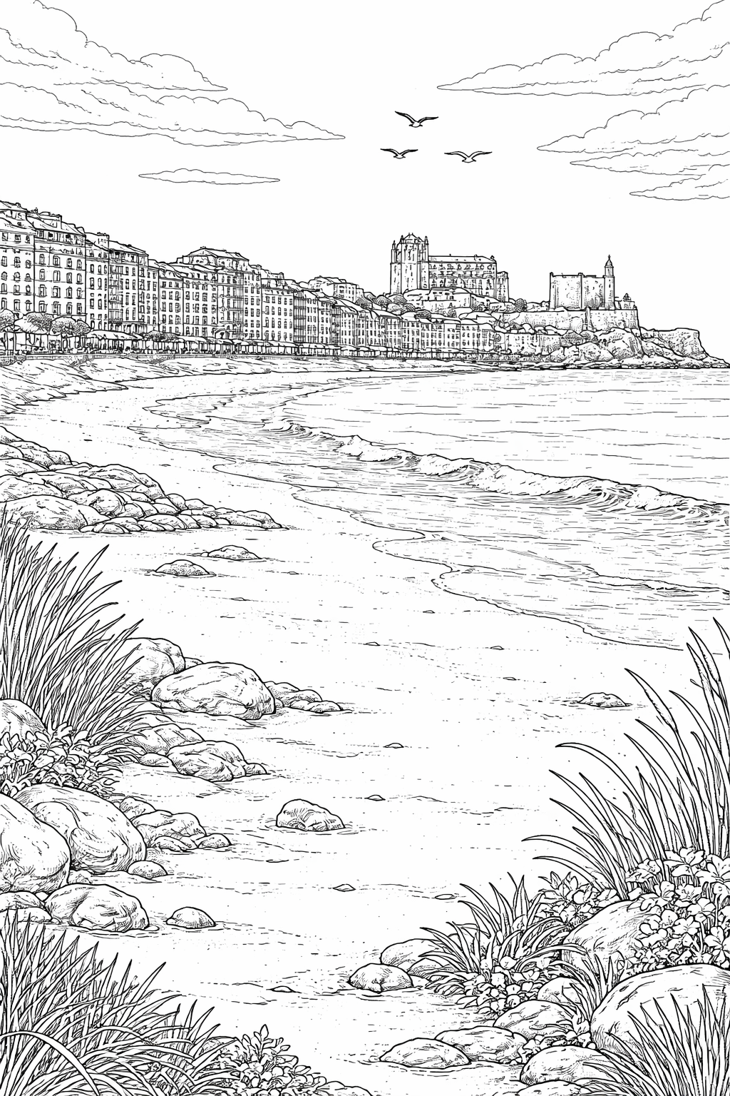 Cantabria para Colorear – 75 Ilustraciones de Monumentos y Paisajes