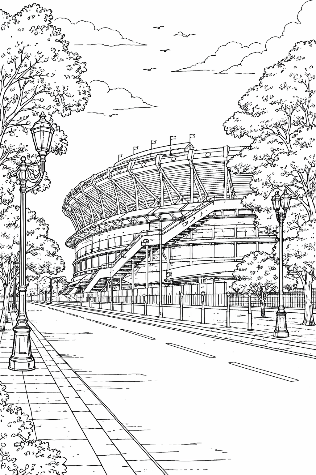 América para Colorear - 75 Ilustraciones de Monumentos USA y Latinoamérica