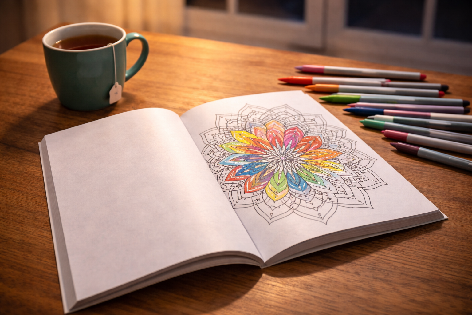 Mandalas Florales y Orgánicos – 50 Ilustraciones Inspiradas en la Naturaleza