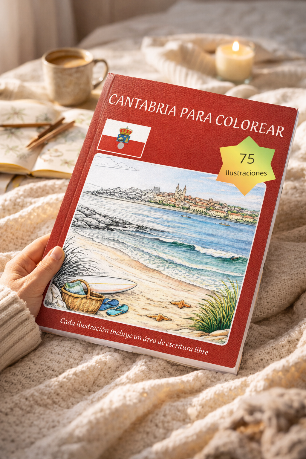 Cantabria para Colorear – 75 Ilustraciones de Monumentos y Paisajes