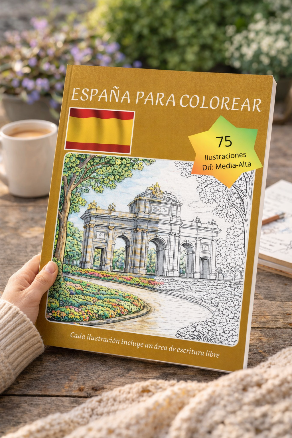 España para Colorear – 75 Ilustraciones de Monumentos y Paisajes