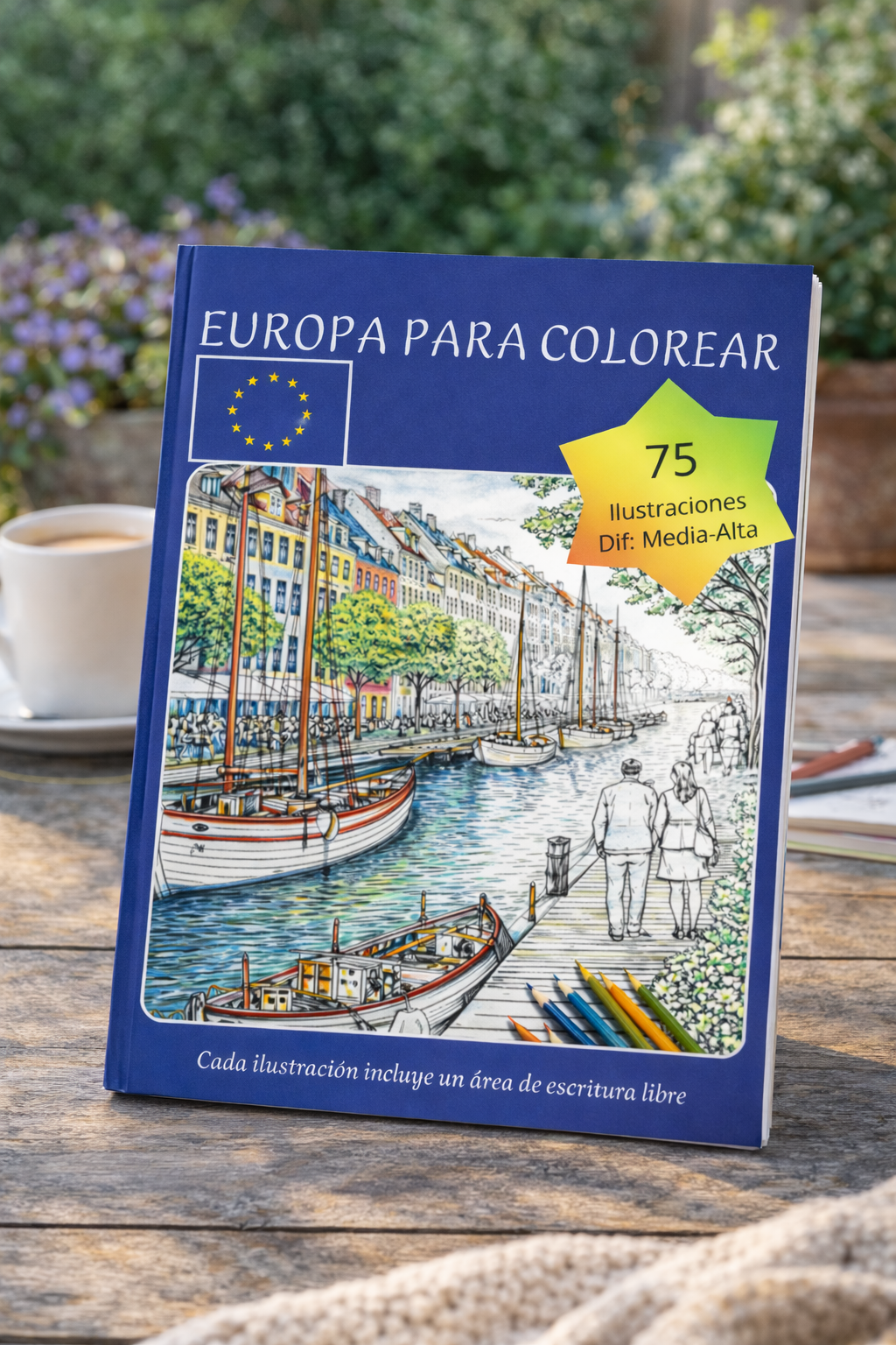Europa para Colorear – 75 Ilustraciones de Monumentos y Paisajes