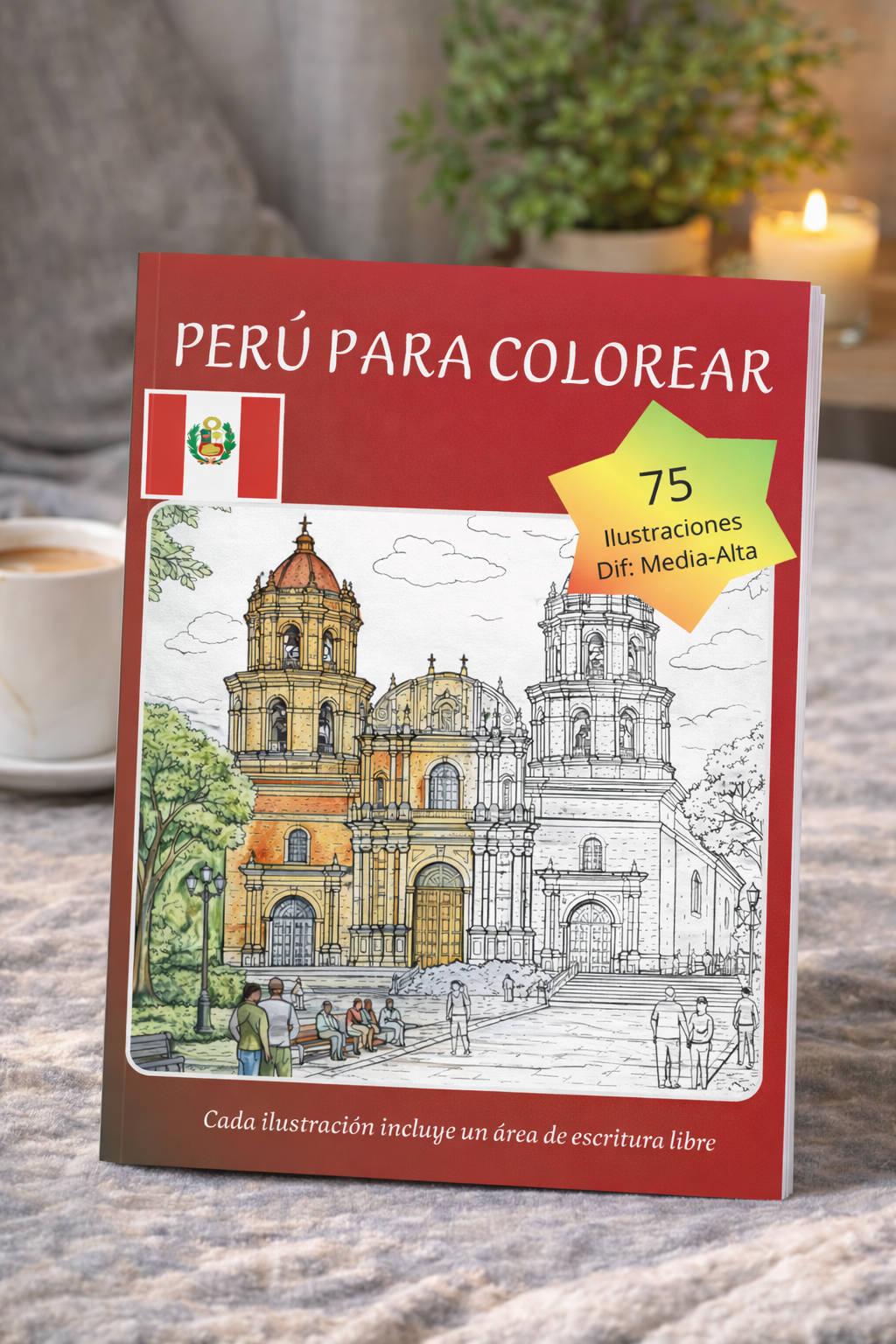 Perú para Colorear – 75 Ilustraciones de Monumentos y Paisajes