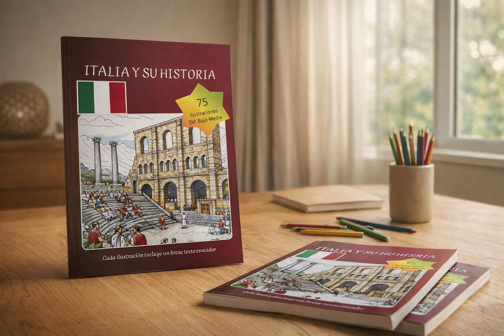 Italia y su Historia para Colorear – 75 Ilustraciones de Monumentos