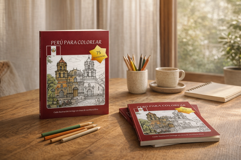 Perú para Colorear – 75 Ilustraciones de Monumentos y Paisajes