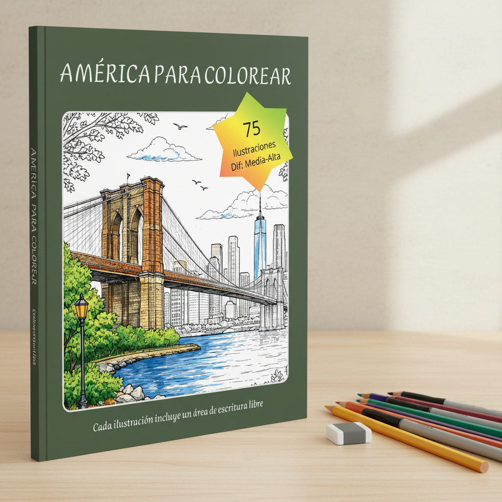 América para Colorear - Imagen de producto