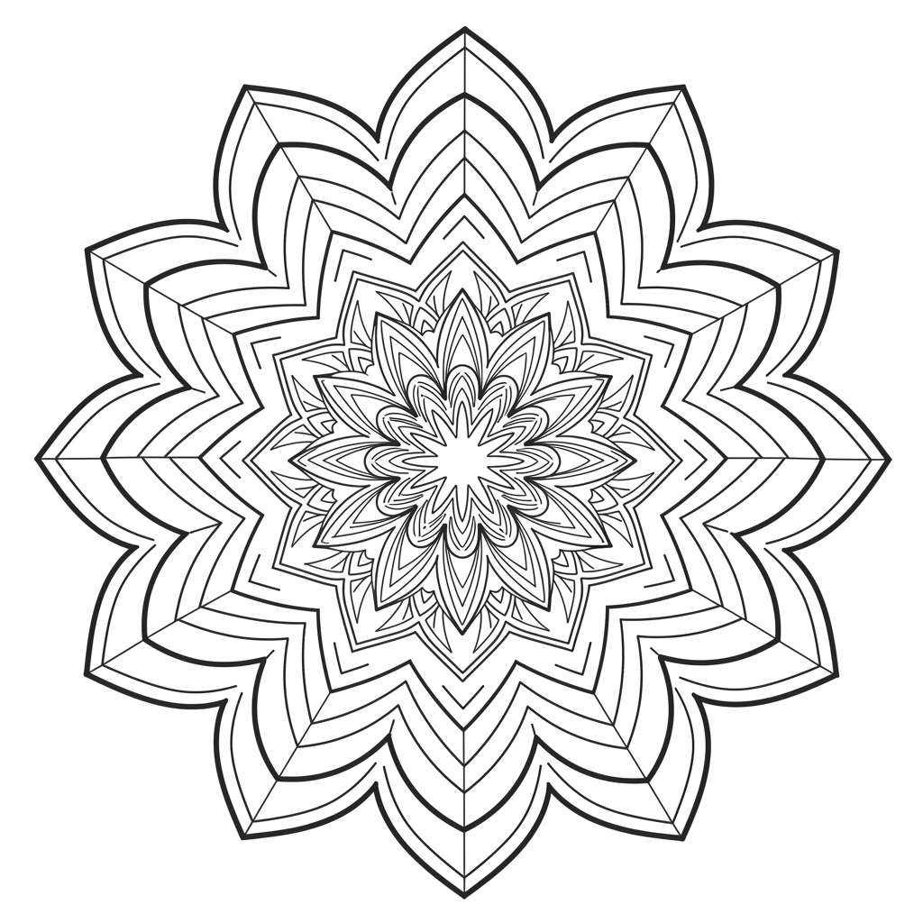 Mandalas Espirituales y Simbólicos – 50 Ilustraciones para Meditación