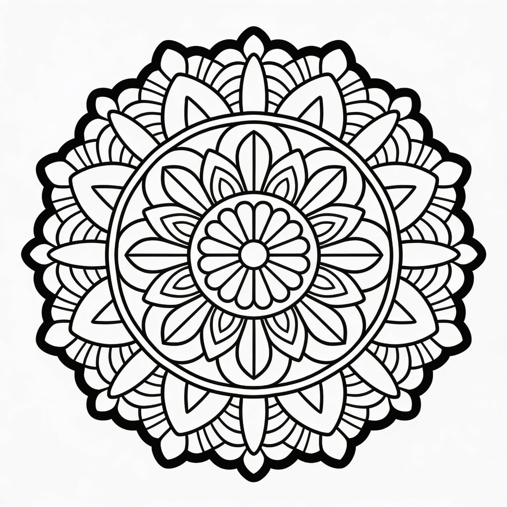 Mandalas Espirituales y Simbólicos – 50 Ilustraciones para Meditación