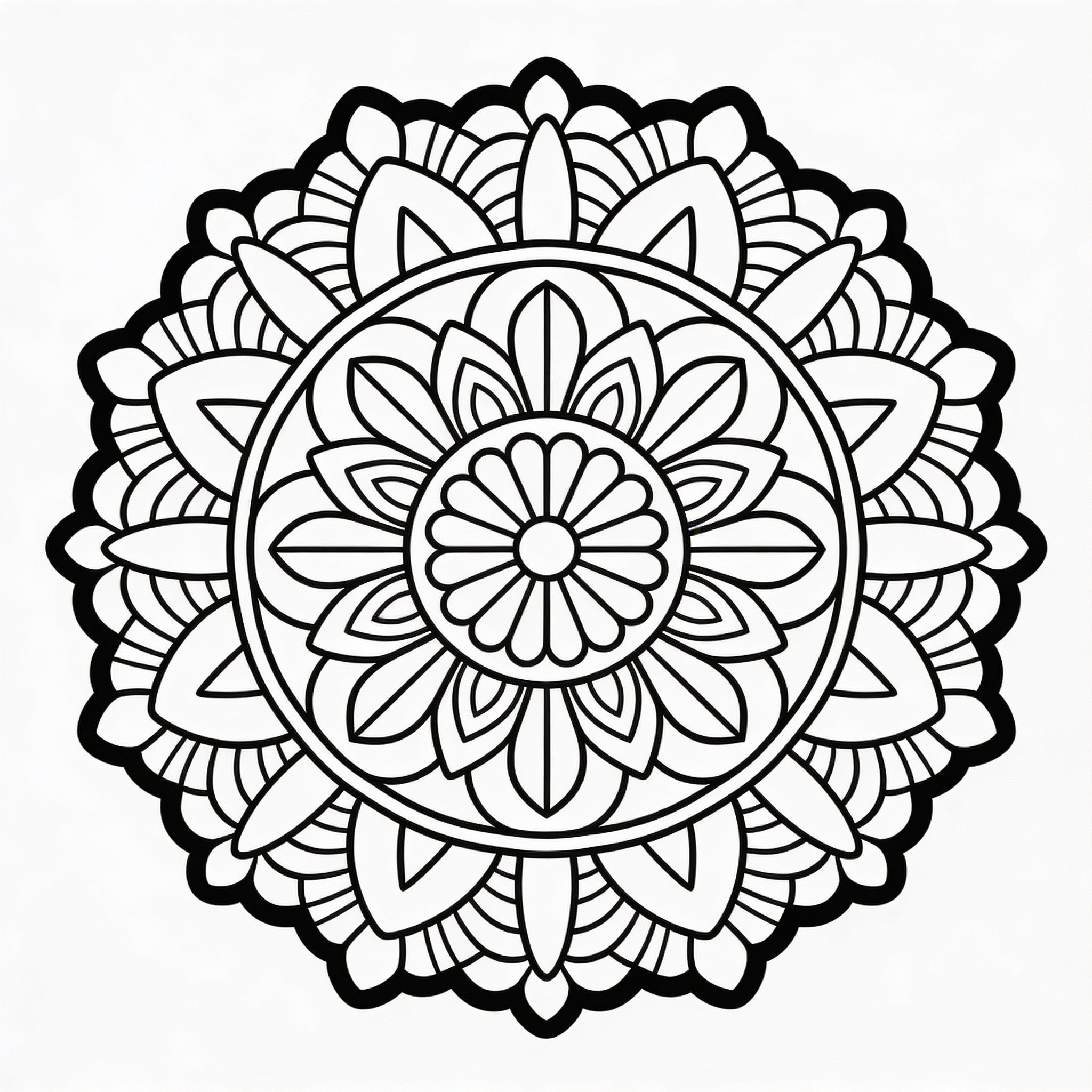 Mandalas Espirituales y Simbólicos – 50 Ilustraciones para Meditación