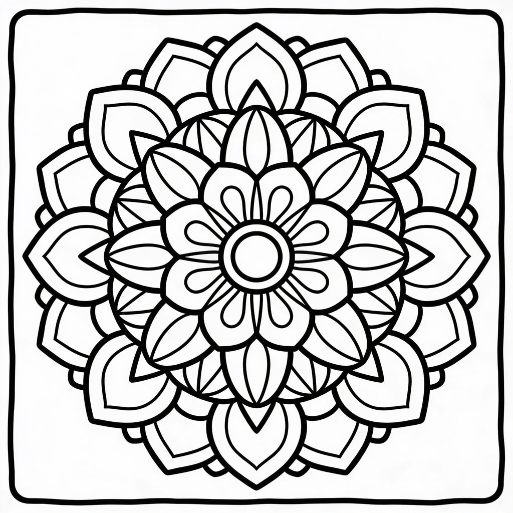 Mandalas de Trazo Relajante – 50 Ilustraciones para Mindfulness