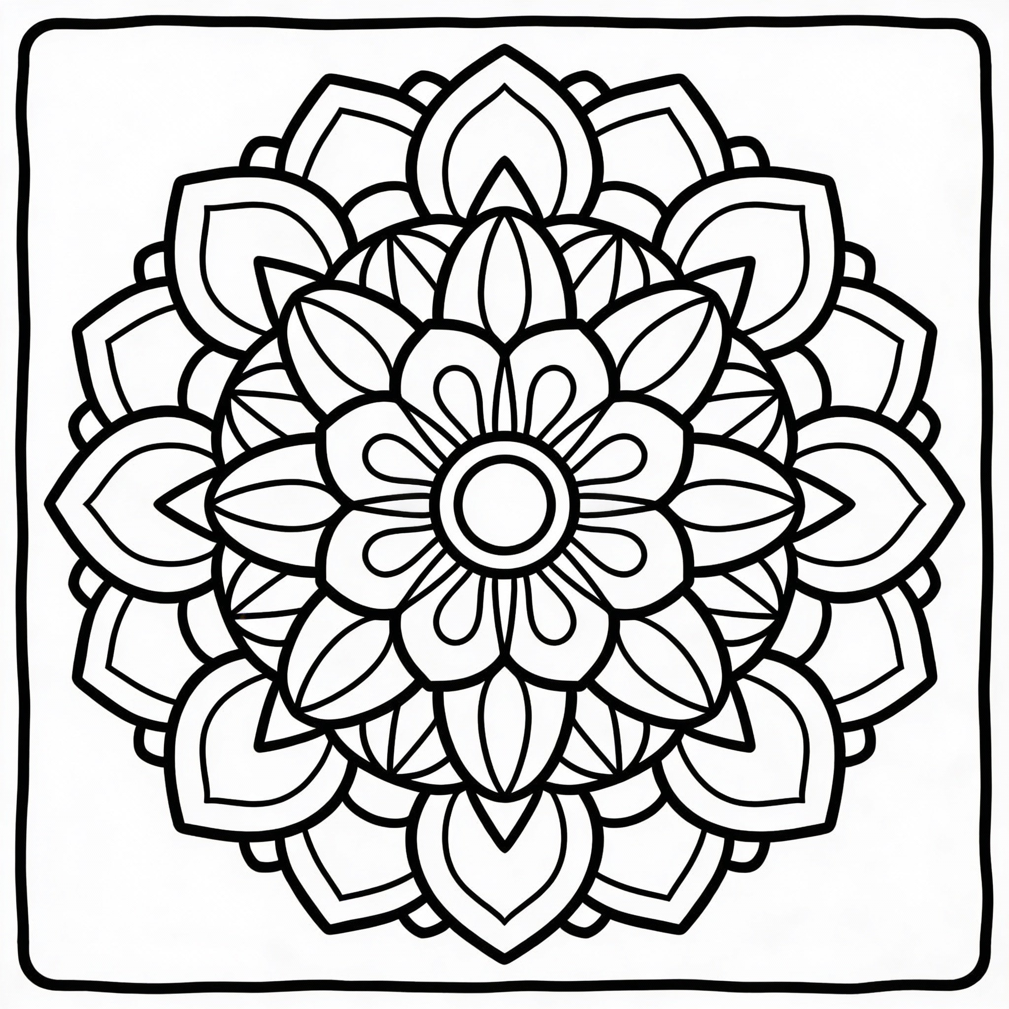 Mandalas de Trazo Relajante – 50 Ilustraciones para Mindfulness