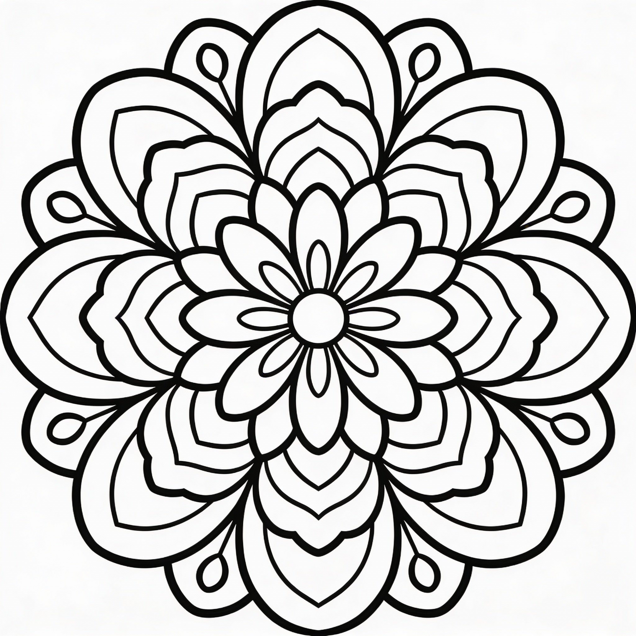 Mandalas Florales y Orgánicos – 50 Ilustraciones Inspiradas en la Naturaleza